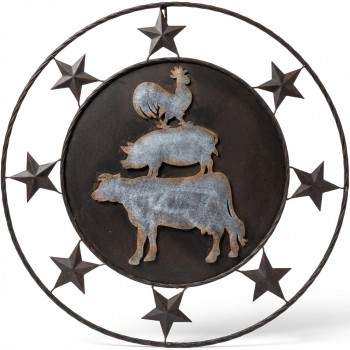 THREE ANIMAL WALL ART