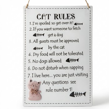 CATS RULE SIGN