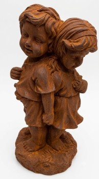 Gorgeous Girl and Boy Statue