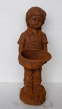 Boy with Hat Feeder
