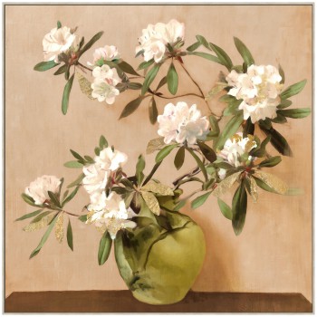 NEUTRAL FLORAL VASE ARTWORK