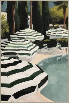 CHATEAU POOL ARTWORK