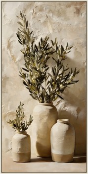 STAND TALL OLIVES AND URN ARTWORK