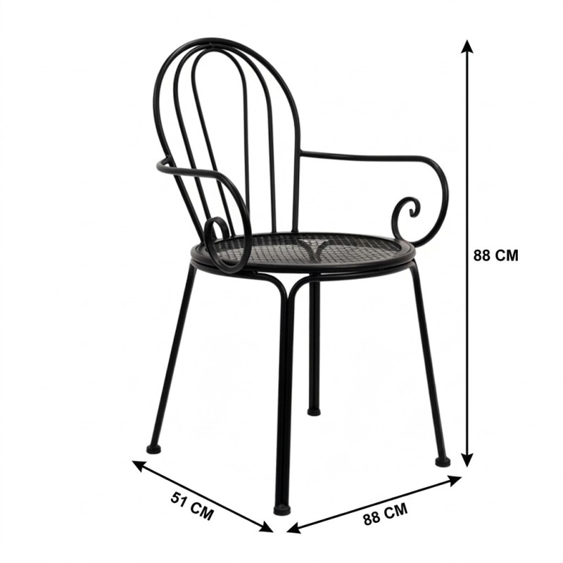 VINTAGE CHAIR WITH ARMS - Image 6