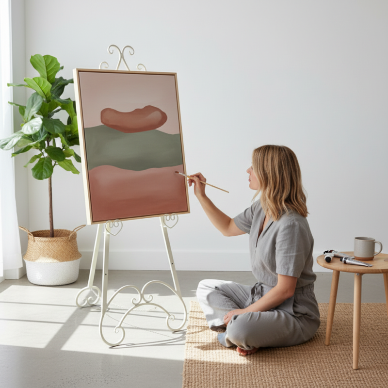 EASEL WHITE MEDIUM - Image 9