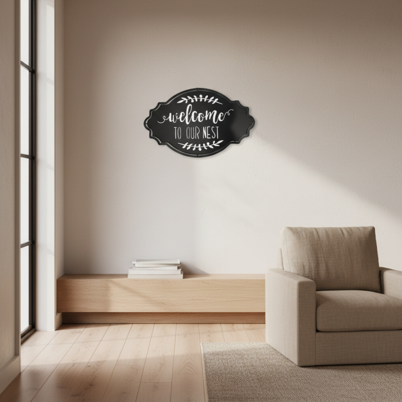 WELCOME TO OUR NEST SIGN - Image 6