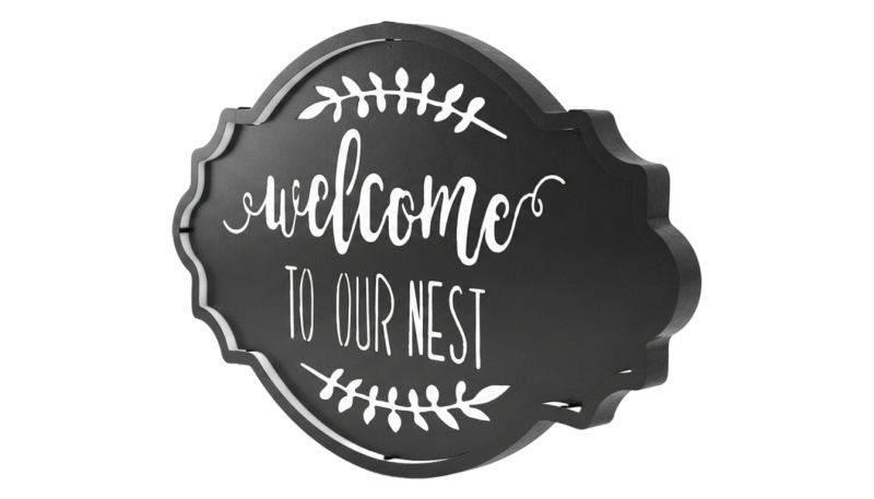 WELCOME TO OUR NEST SIGN - Image 4