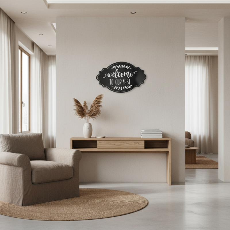 WELCOME TO OUR NEST SIGN - Image 7