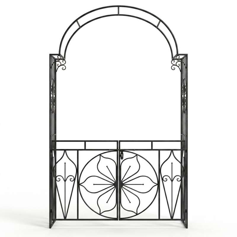 Garden Arch with Gates - Image 1