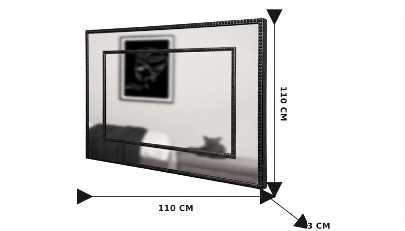 LUKE TRADITIONAL MIRROR BLACK - Image 7