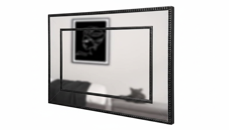 LUKE TRADITIONAL MIRROR BLACK - Image 5