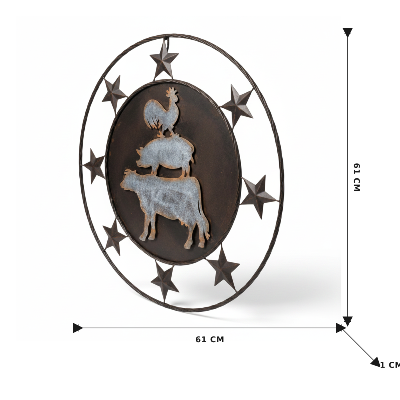 THREE ANIMAL WALL ART - Image 5