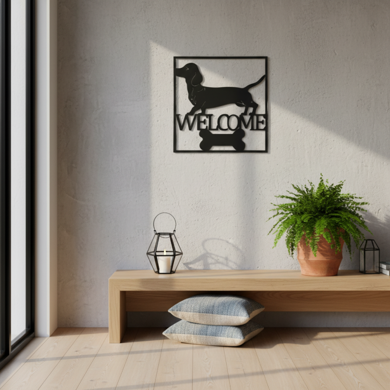 WELCOME DACHSHUND WALL ART - Image 8
