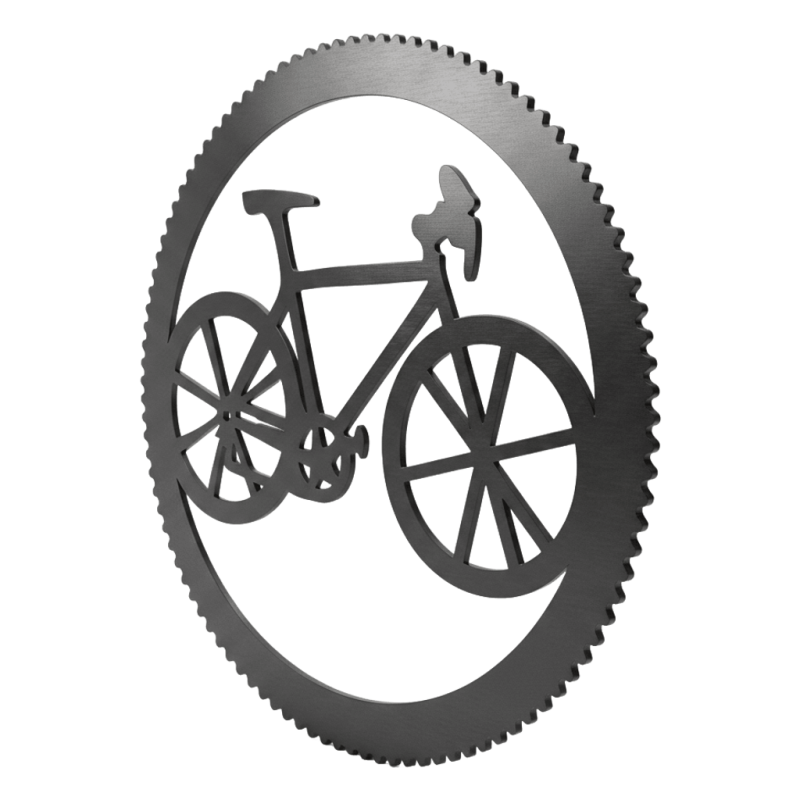 BIKE AND COG ROUND WALL ART - Image 3