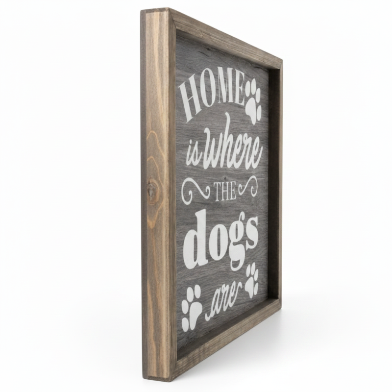 HOME IS WHERE THE DOGS ARE WALL ART - Image 5