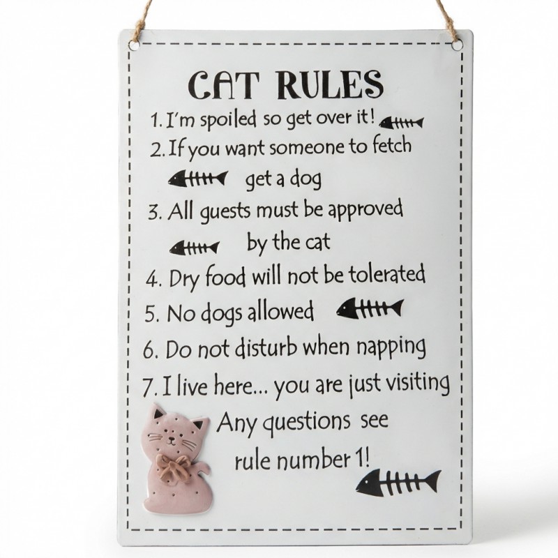 CATS RULE SIGN - Image 1
