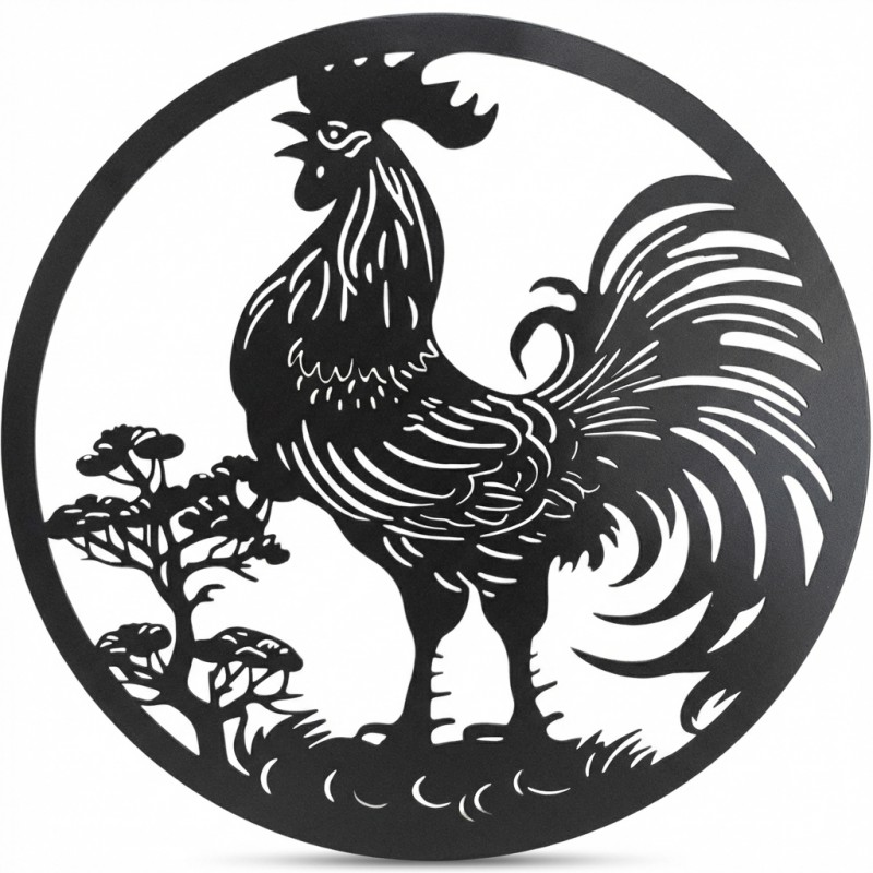 REDLIN ROOSTER WALL ART - Image 1