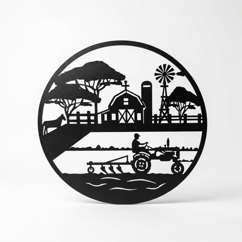 Farm 80cm Wall Art - Image 1