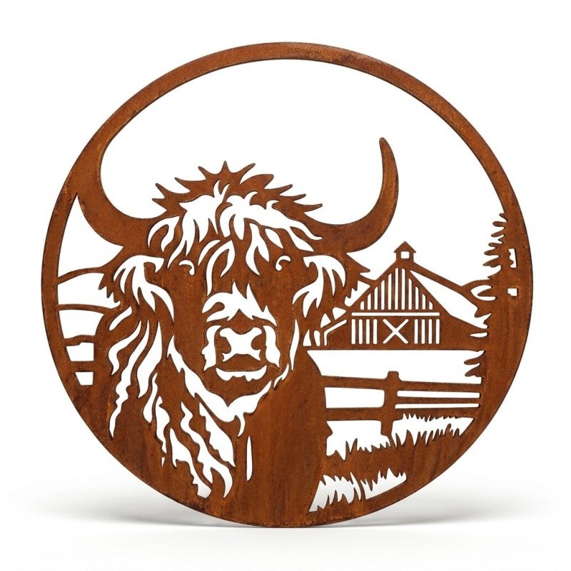 Highland Cow Wall Art - Image 1