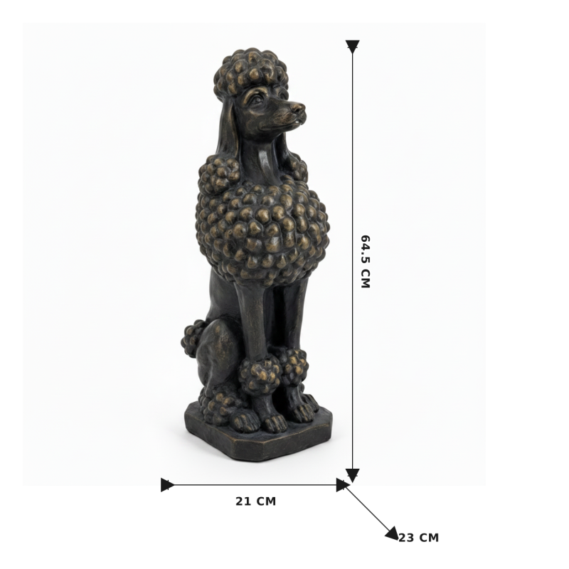 TAJ THE POODLE BRONZE - Image 7