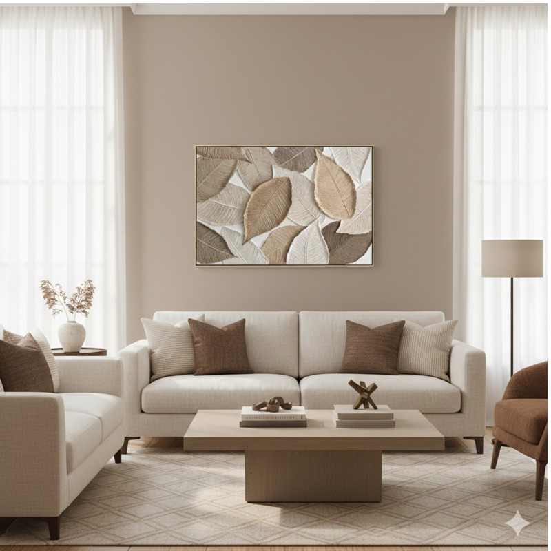 MODERN LEAVES ARTWORK - Image 7