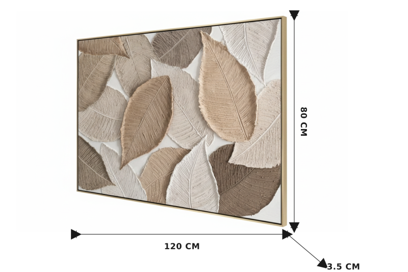 MODERN LEAVES ARTWORK - Image 6
