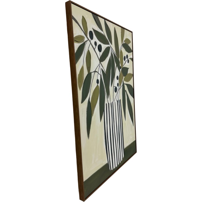 ABSTRACT OLIVES IN VASE ARTWORK - Image 5