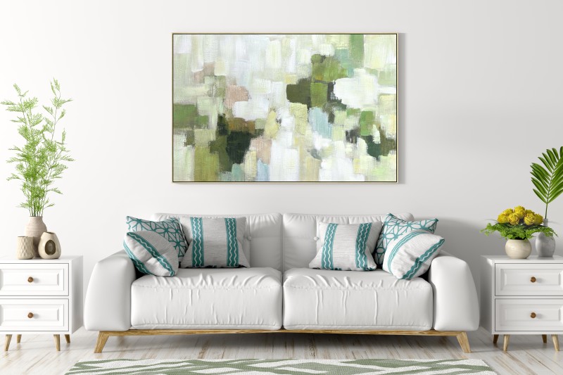 GREEN ABSTRACT ARTWORK - Image 4