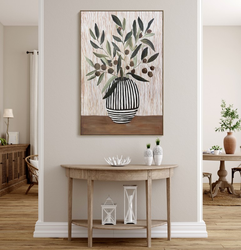OLIVES IN THE VASE TONAL ARTWORK - Image 4