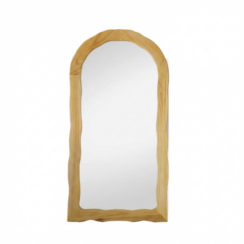 NORA WOODEN MIRROR - Image 1