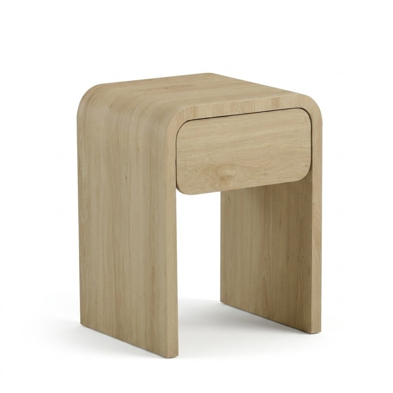 CARRARA BEDSIDE TABLE - Image 1