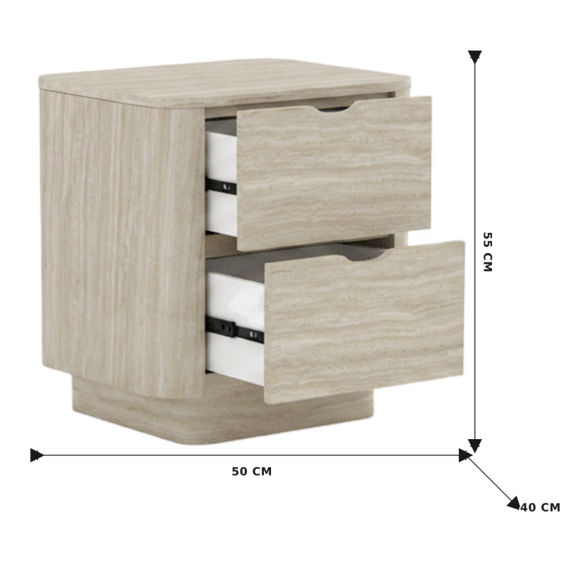 ROMANO BEDSIDE TABLE - Image 5