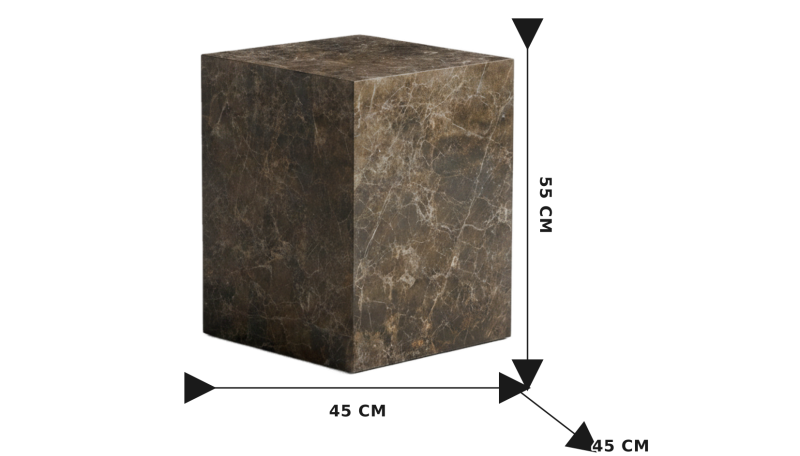 COLOSSEO SIDE TABLE PLINTH - Image 6